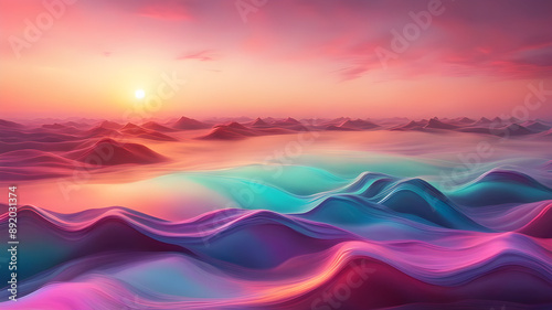 Mystical Abstract Glassmorphism