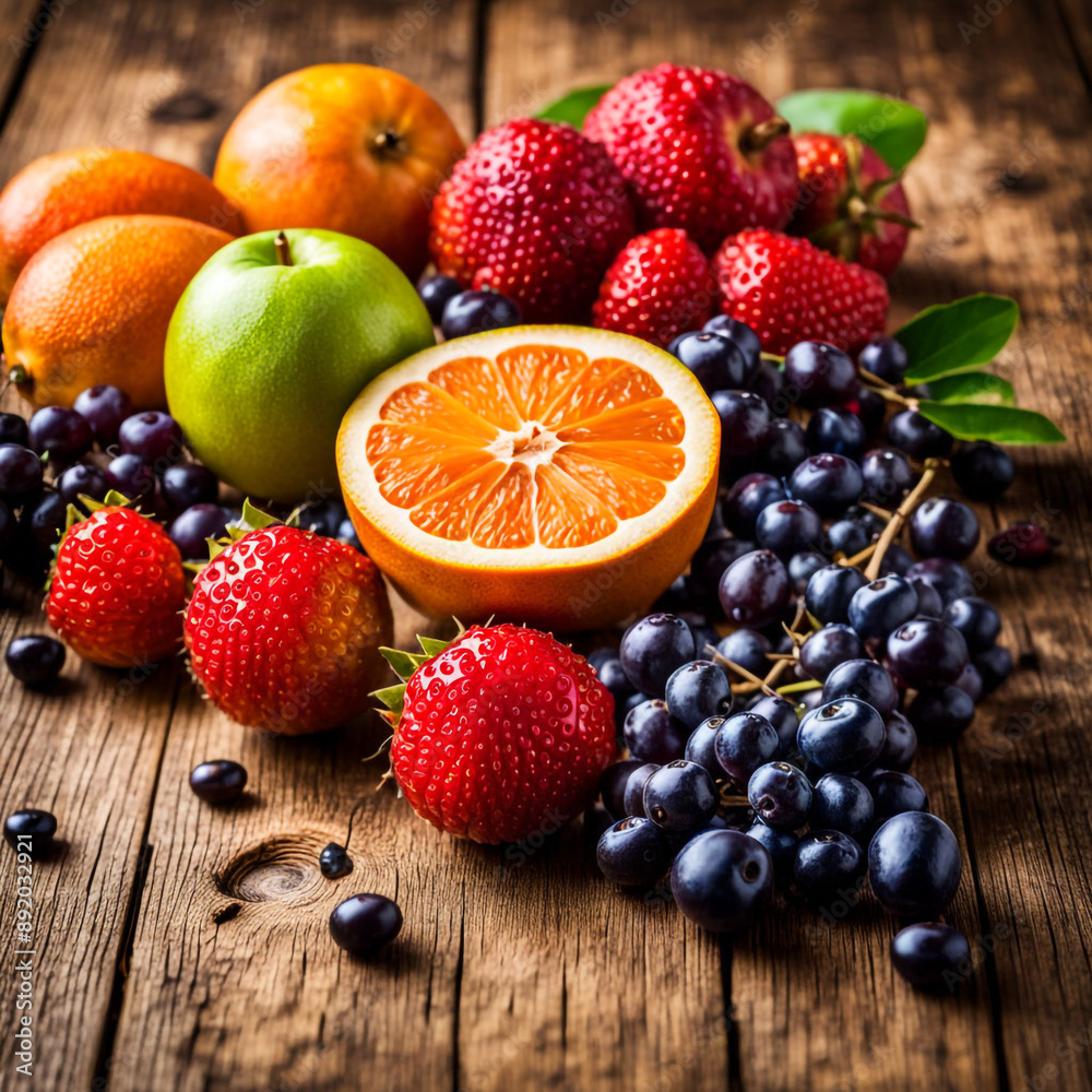 New style of fruits photography with the sets of fruits New style of fruits photography with the sets of fruits