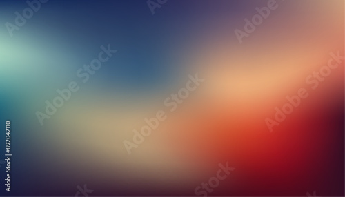 Blurred gradient background with dark blue and red colors. Vector illustration.