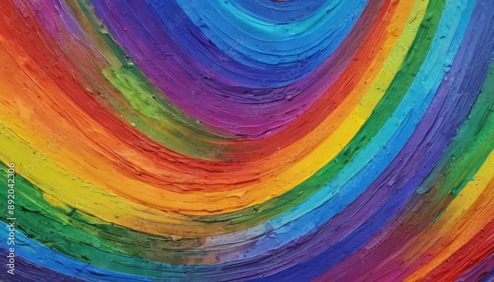 Abstract Rainbow Stripes. Abstract Rainbow Stripes.
