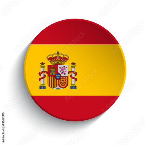 Spain flag button