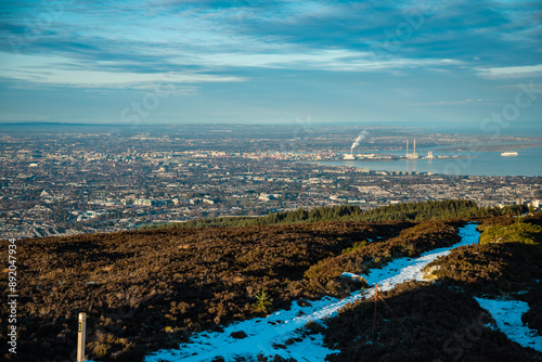 Photography Dublin, Ireland - city and nature views from the top of a hill