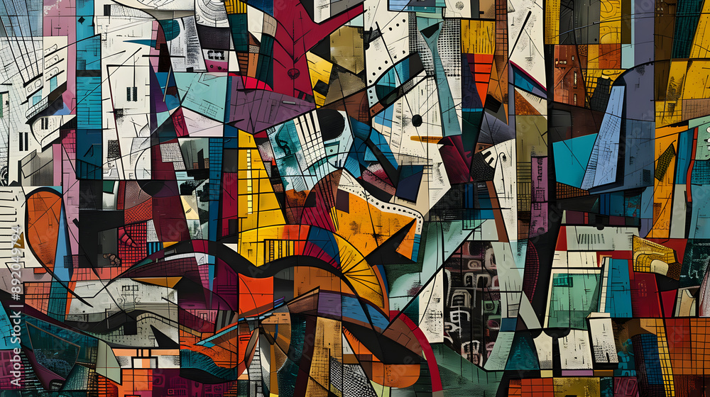 Cubist Urban Symphony: Fragmented Cityscapes and Geometric Harmony in Modern Metropolises Cubist Urban Symphony: Fragmented Cityscapes and Geometric Harmony in Modern Metropolises