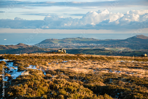 Dublin, Ireland - city and nature views from the top of a hill