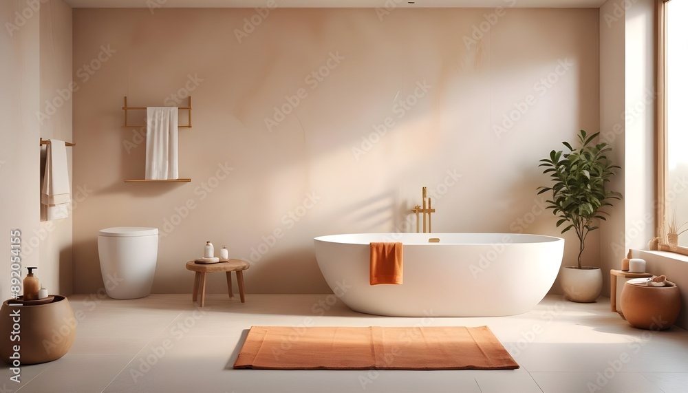 Photo interior modern design room 3d illustration Photo interior modern design room 3d illustration