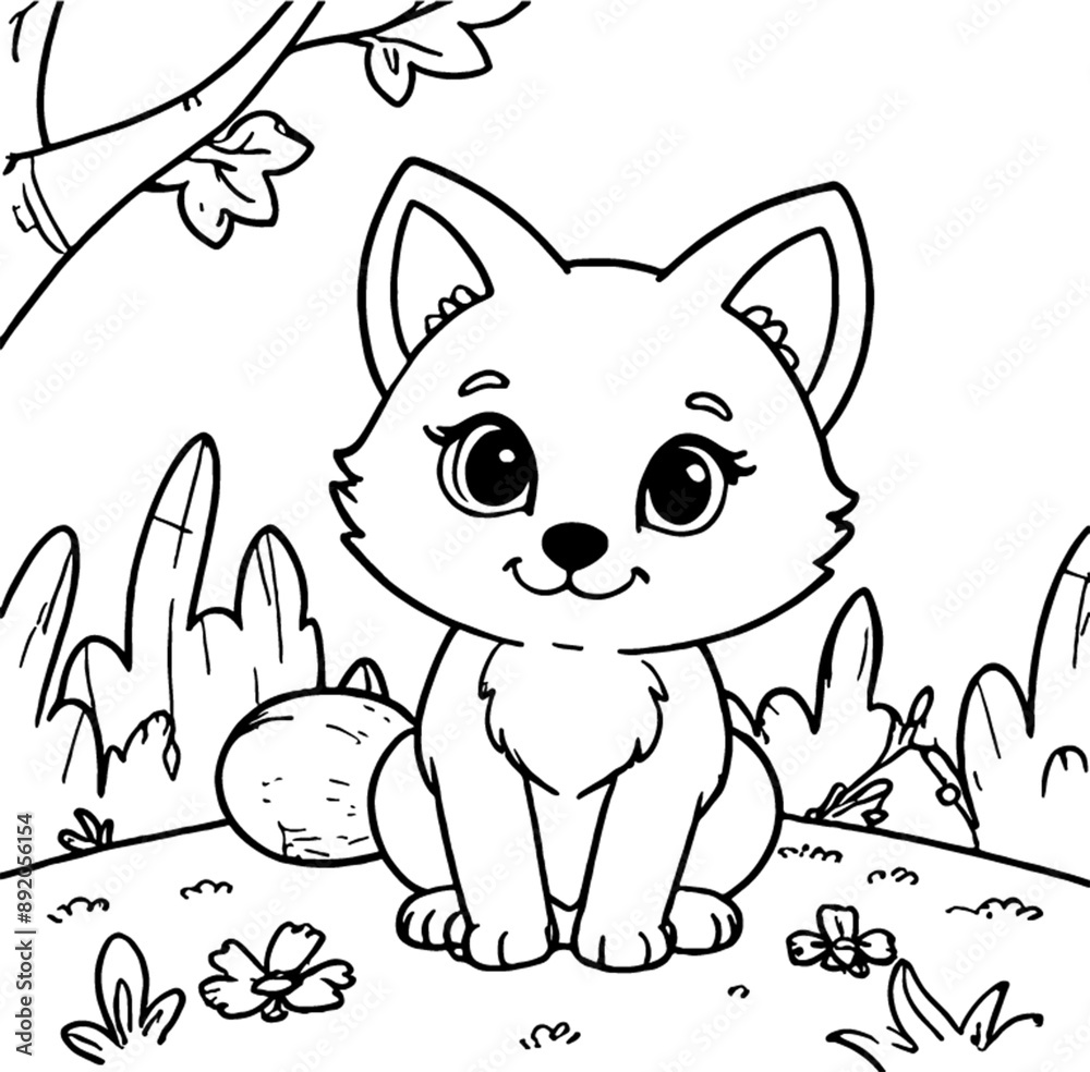 Obraz premium coloring book, Line art, outline, framework, design, shape, appearance, configuration, build, outline, conformation, cartoon, animal, illustration, vector, character, drawing