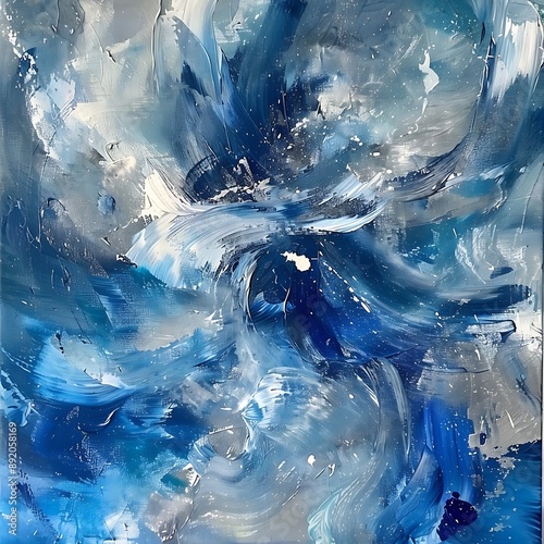 Wallpaper Mural abstract blue background Torontodigital.ca