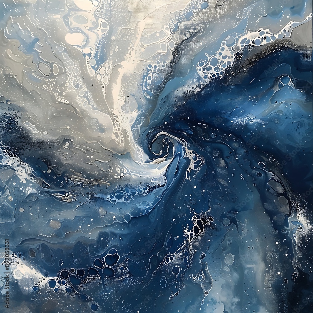 custom made wallpaper toronto digitalAbstract blueback ground