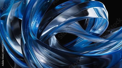 Wallpaper Mural abstract blue background Torontodigital.ca