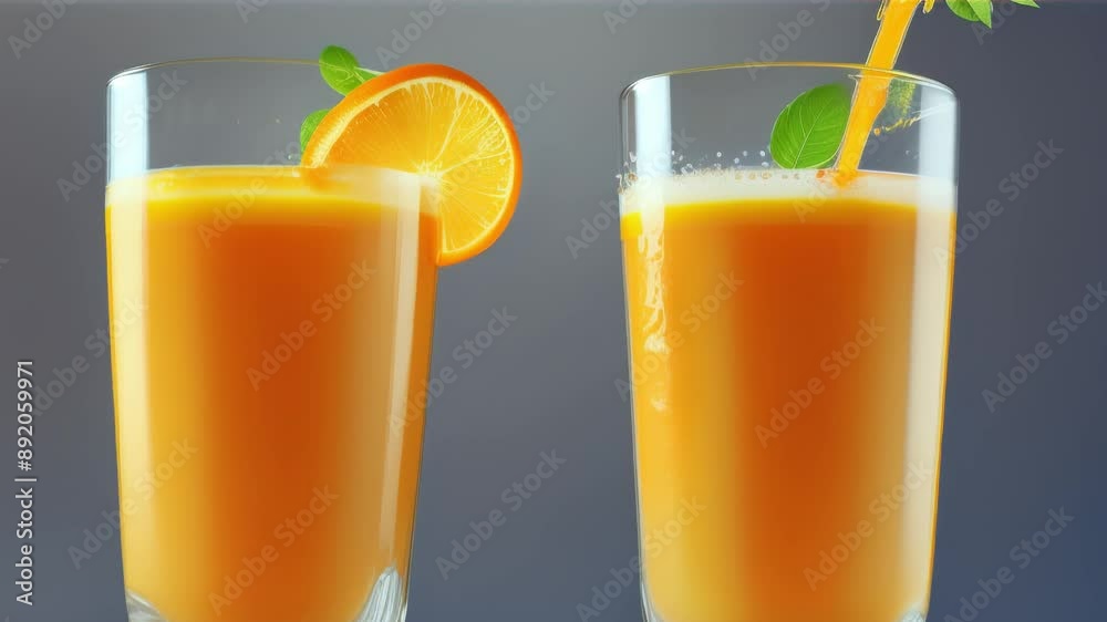glass of orange juice and oranges ,generative ai glass of orange juice and oranges ,generative ai
