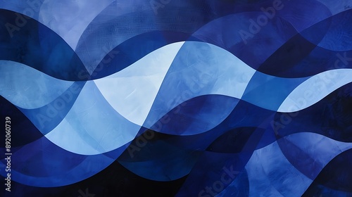 Wallpaper Mural blue and white fabric texture Torontodigital.ca