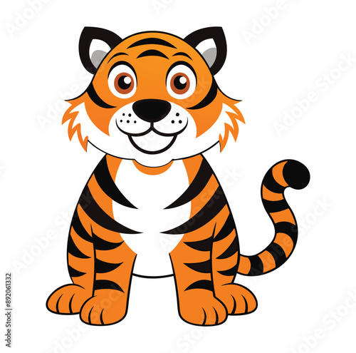 tiger-cartoon-image-vector 002