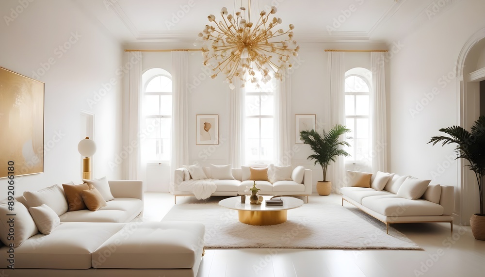 Photo interior modern design room 3d illustration Photo interior modern design room 3d illustration