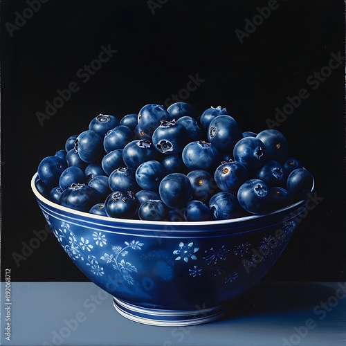 Wallpaper Mural blueberries in a bowl Torontodigital.ca