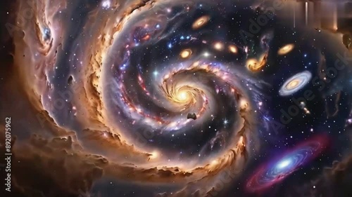 Exploring Diverse Galaxies: A Cosmic Odyssey in UHD 4K photo