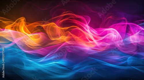 Wallpaper Mural Colorful Abstract Waves Torontodigital.ca