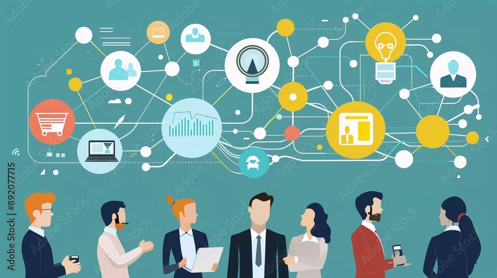 Business meeting team conference in office room. Flat character on presentation conference illustration, presenting charts and reports.nice illustration
Business meeting team conference in office room. Flat character on presentation conference illustration, presenting charts and reports.nice illustration