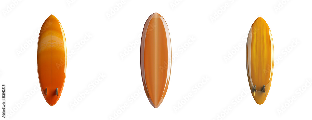 Surfboards Isolated on Transparent Background Surfboards Isolated on Transparent Background