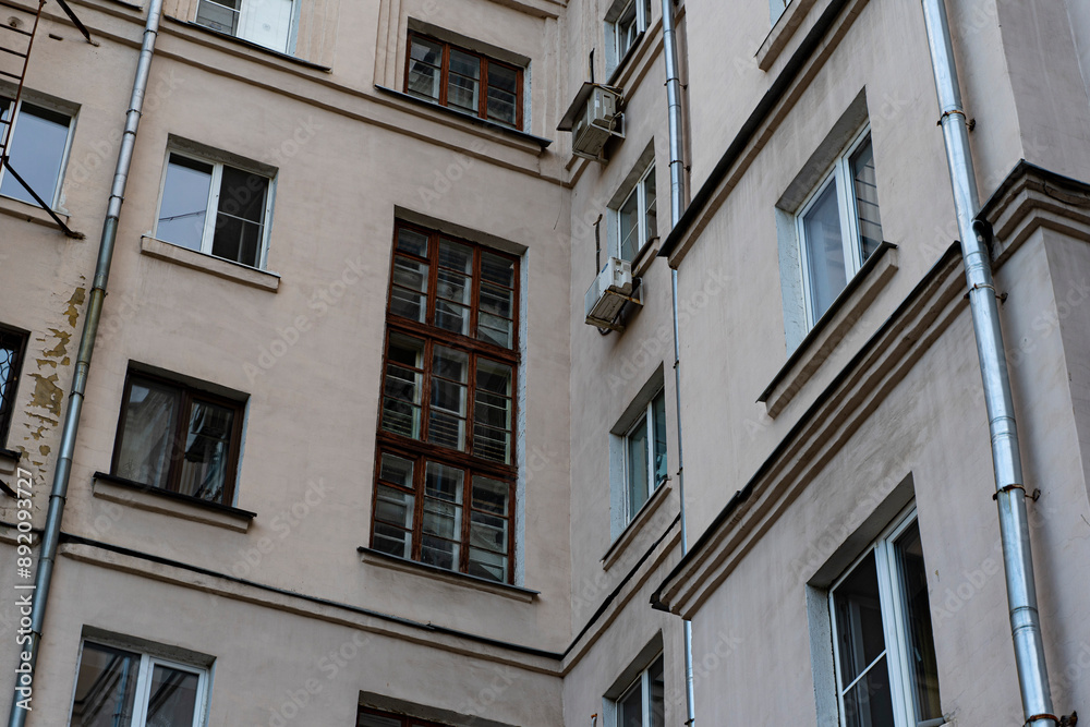 Naklejka premium facade of a house