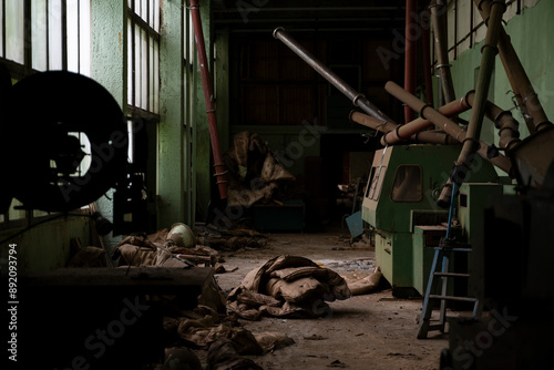 old abandoned factory