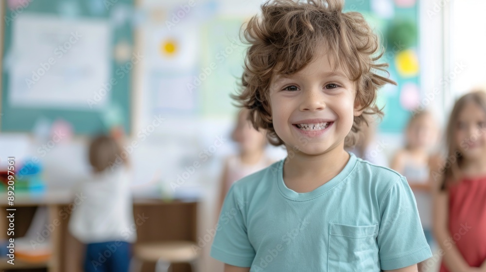 The cute students eager to active learning in the classroom. The cute students eager to active learning in the classroom.