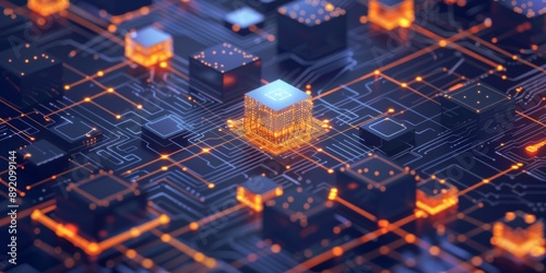 Wallpaper Mural Financial Revolution Unleashed: Decentralized Finance (DeFi) Disrupts Traditional Banking with Global Decentralized Lending and Investment Opportunities. Torontodigital.ca