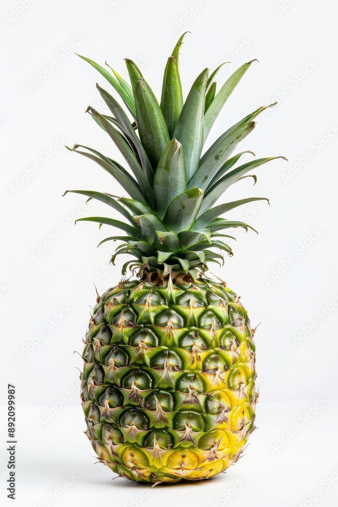 Fototapeta premium Mystic photo of Kona Sugarloaf Pineapple, isolated on white background