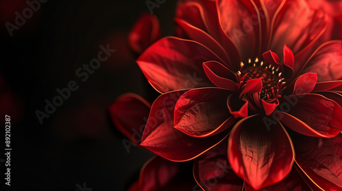 Red Flower Background
