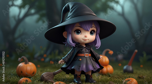 child in a halloween costume