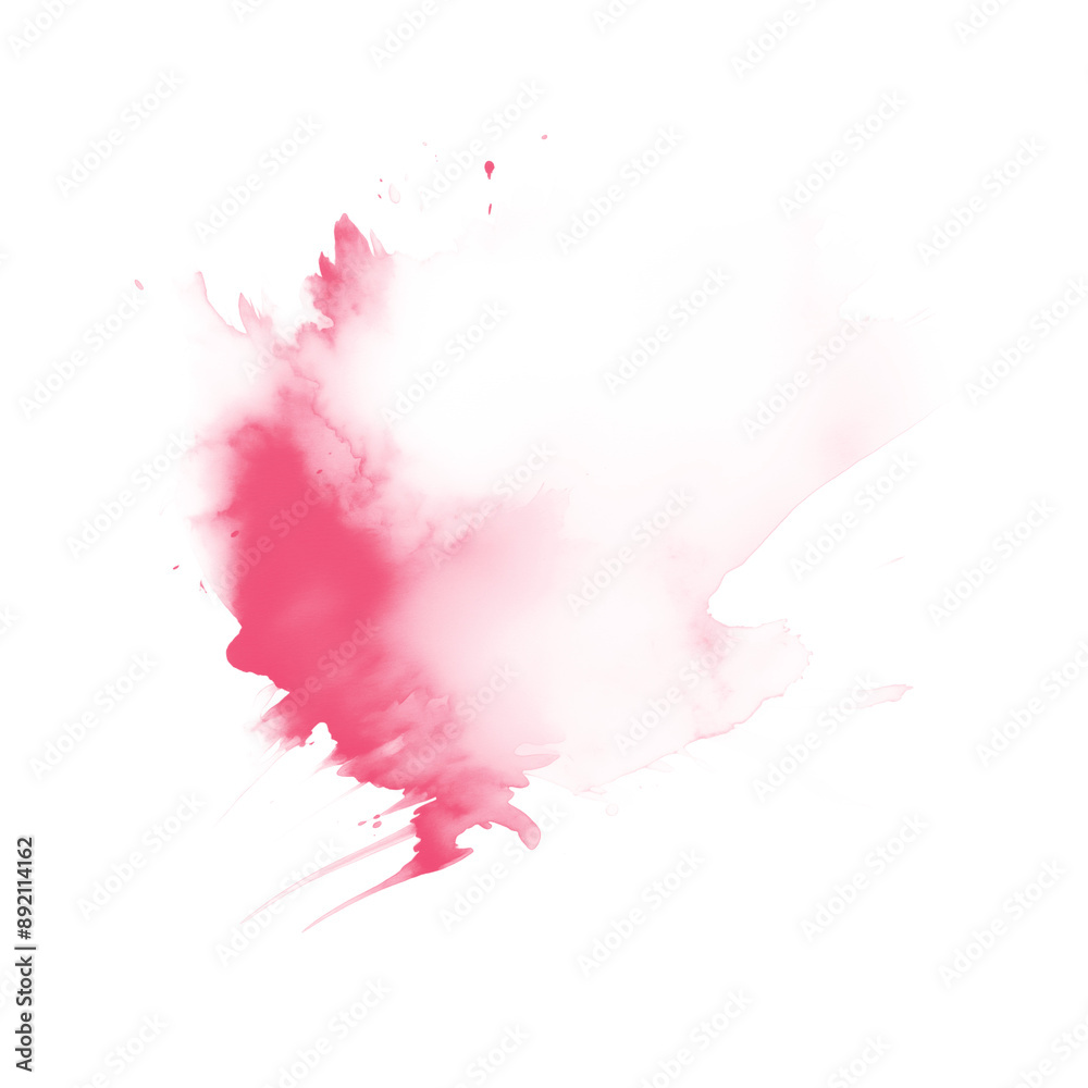 Ink splash of magenta color on a transparent background Ink splash of magenta color on a transparent background