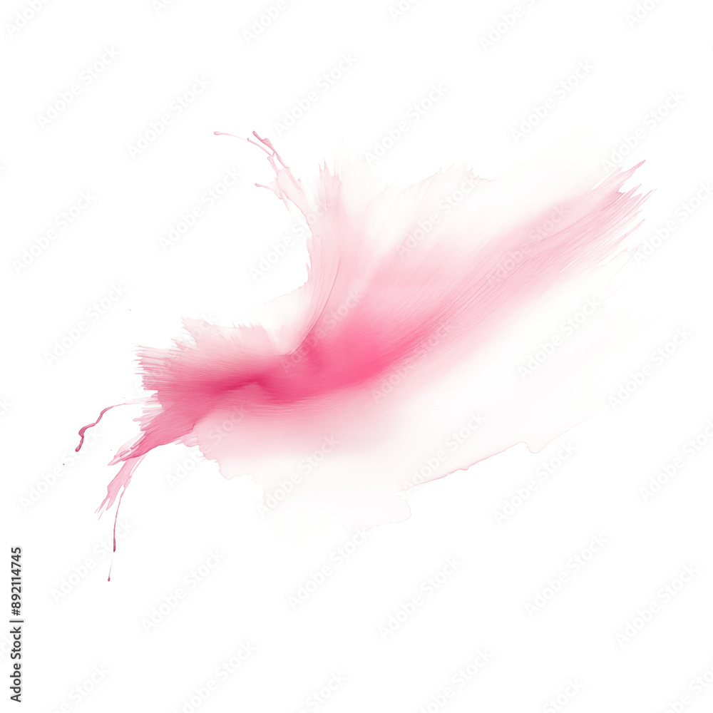 Ink splash of fuchsia color on a transparent background Ink splash of fuchsia color on a transparent background