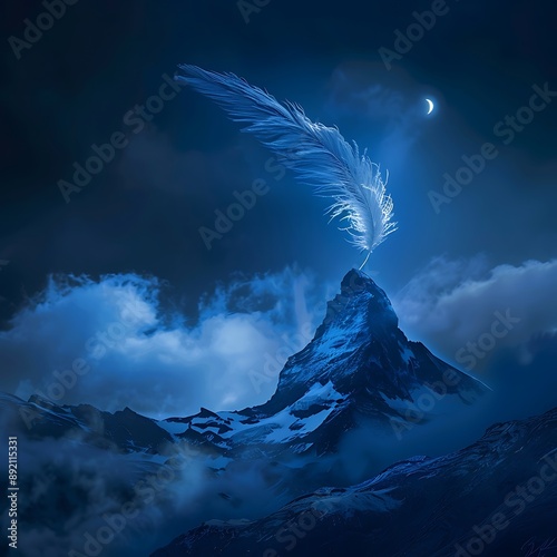 Wallpaper Mural mountain in the morning Torontodigital.ca