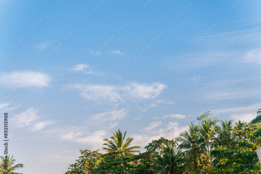 blue sky with white cloud, easy on the eyes, relaxed at Patong Beach, Phuket, Thailand background. blue sky with white cloud, easy on the eyes, relaxed at Patong Beach, Phuket, Thailand background.