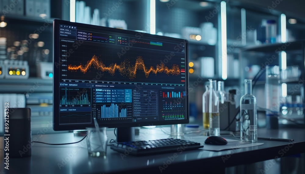 Tool Visualize a cuttingedge biological research environment Tool, showcasing its advanced data analysis and intuitive interface Tool Visualize a cuttingedge biological research environment Tool, showcasing its advanced data analysis and intuitive interface