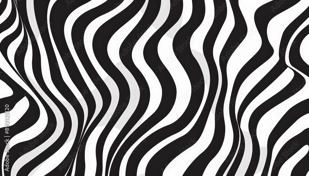Abstract Black and white Geometric Waves Pattern with Vector Optical Illusion, Water Ripple and Swirl Texture Background Abstract Black and white Geometric Waves Pattern with Vector Optical Illusion, Water Ripple and Swirl Texture Background