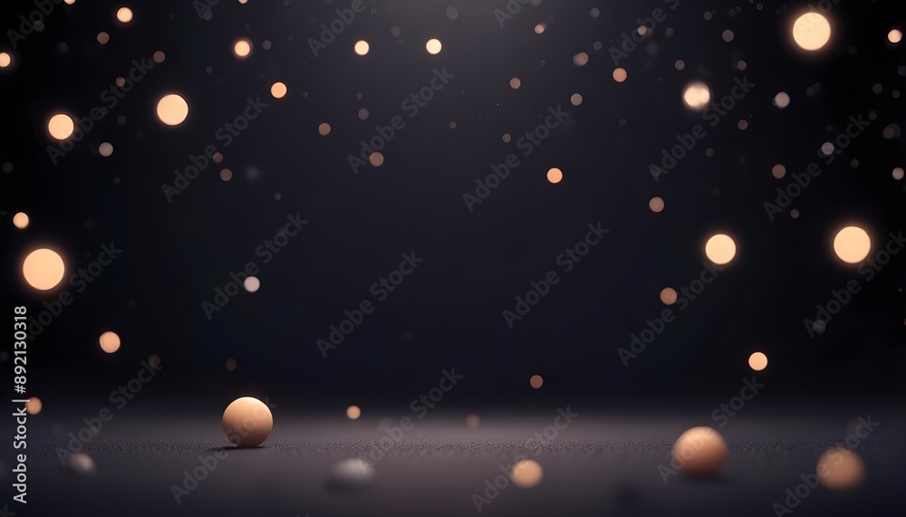 Obraz premium Clear Plain Shiny Soft Vintage Bokeh Cloudy Wave Like Geometric Black Background or Texture