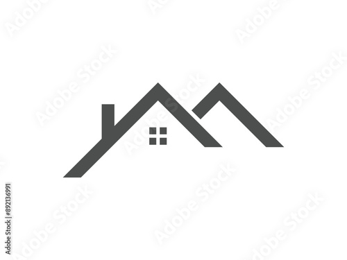 Home roof logo icon vector template 