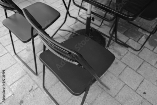 chair on the street 