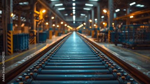 Conveyor Belt in Factory