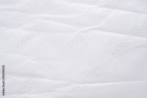 White plastic bag background texture close up