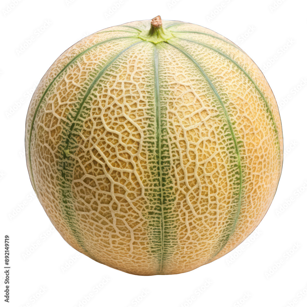 A whole melon isolated on transparent background A whole melon isolated on transparent background