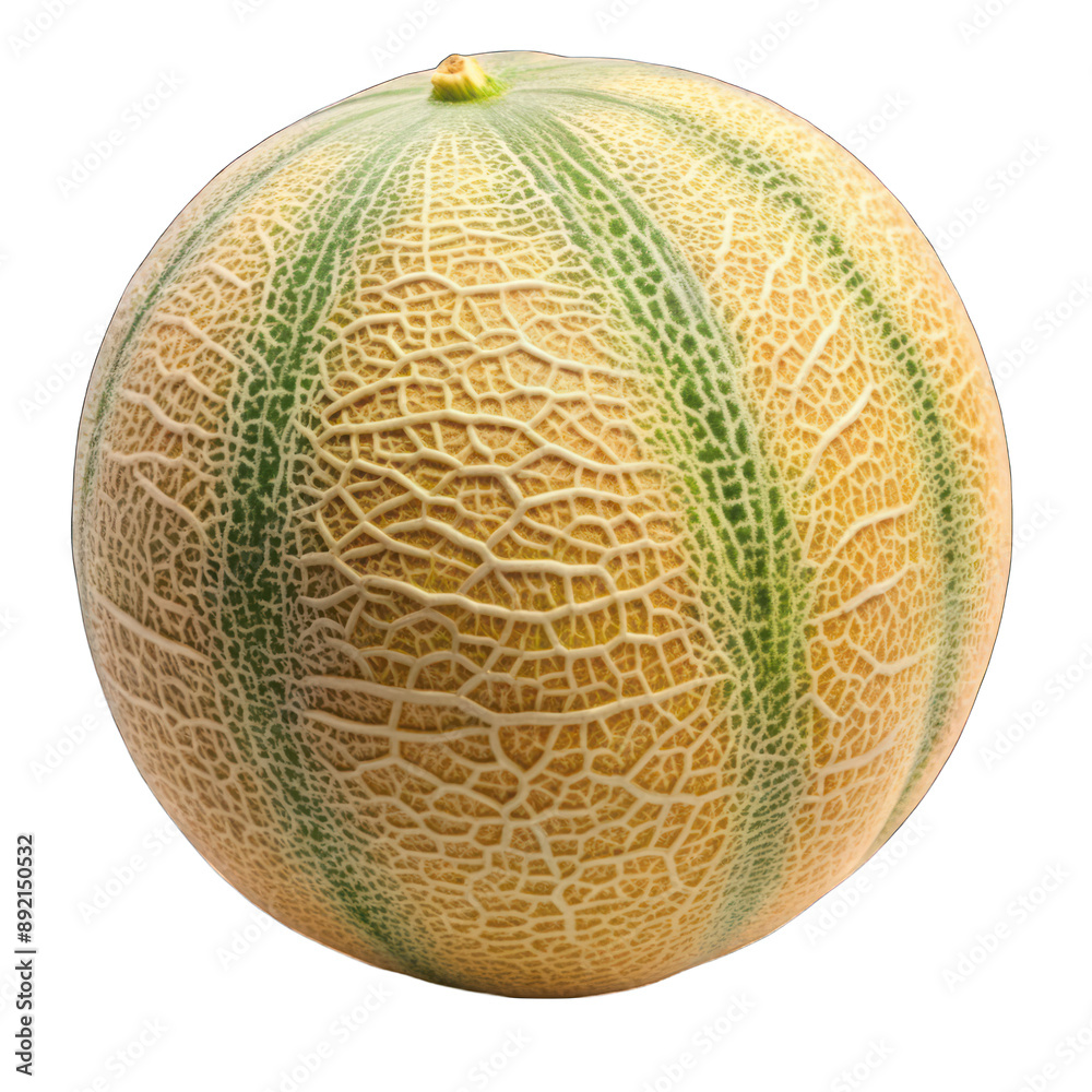 A whole melon isolated on transparent background A whole melon isolated on transparent background