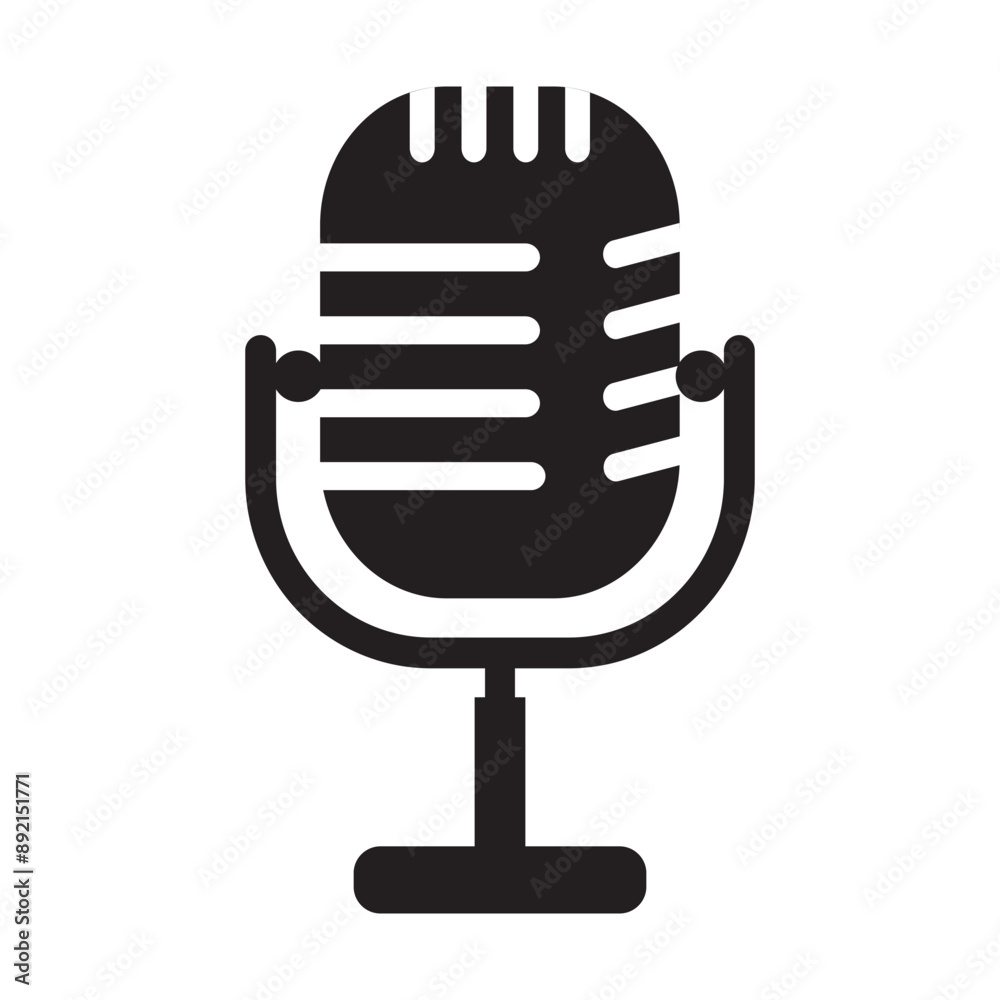 microphone icon isolated, mic icon vector illustration. EPS 10. microphone icon isolated, mic icon vector illustration. EPS 10.