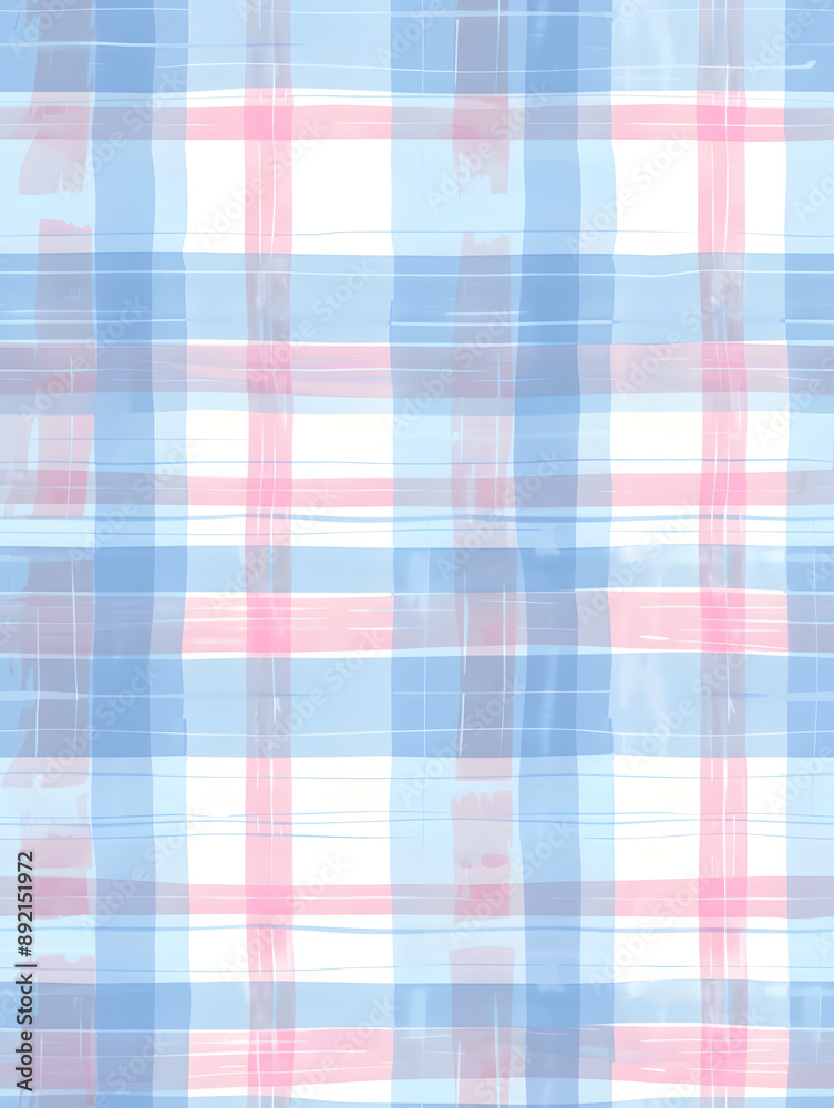 Seamless pattern of pastel colors gingham fabric texture Seamless pattern of pastel colors gingham fabric texture