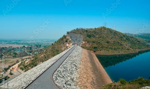 serene lake and dense deciduous forest surrounded by Ajodhya hills. The area is part of Purulia pumped storage project. This hydel power project is major source of water in arid regions of Purulia.