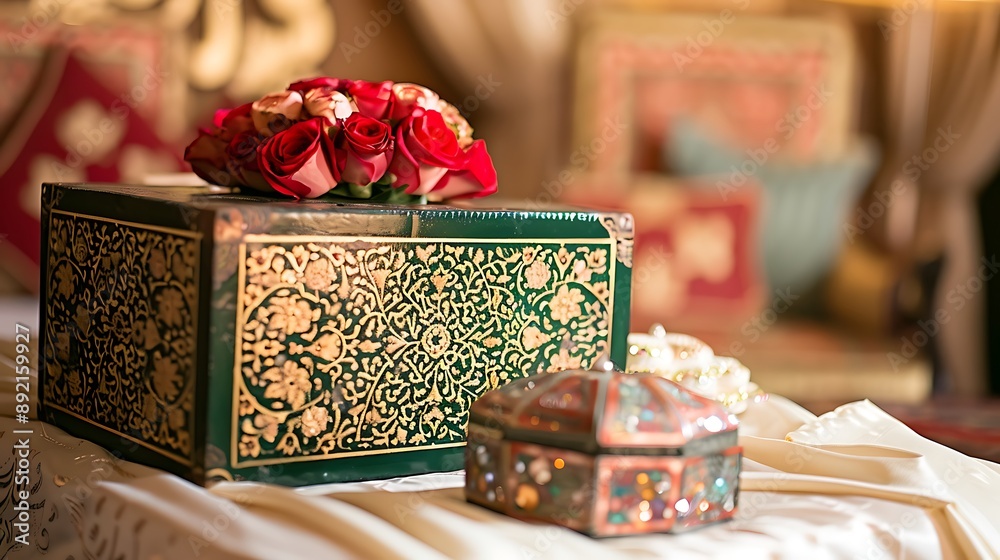 Moroccan wedding gifts presented by the groom to the bride Moroccan wedding gifts presented by the groom to the bride