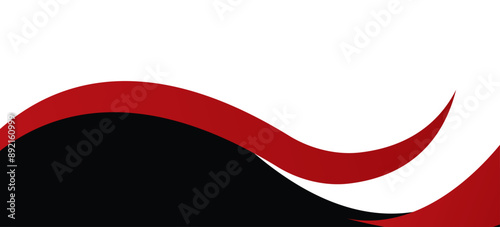 Abstract red wave background