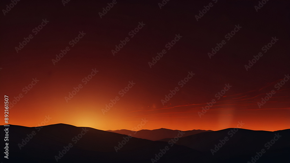 Dark red orange glowing gradient background. Dark red orange glowing gradient background.
