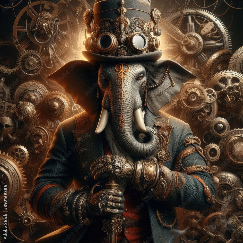 Fototapeta premium Hindu lord Ganesha | Ganpati | Ganesh | Ganpati festival | Ganesh Chaturthi