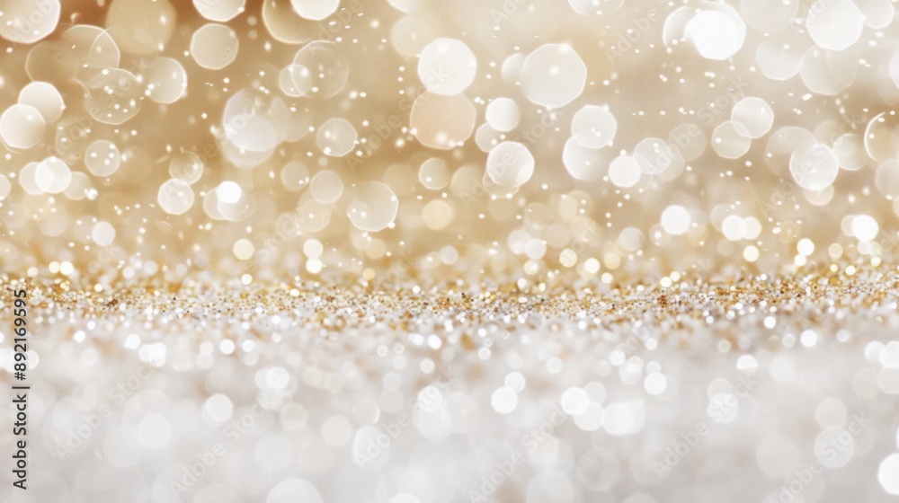 Golden Glitter and Bokeh Golden Glitter and Bokeh